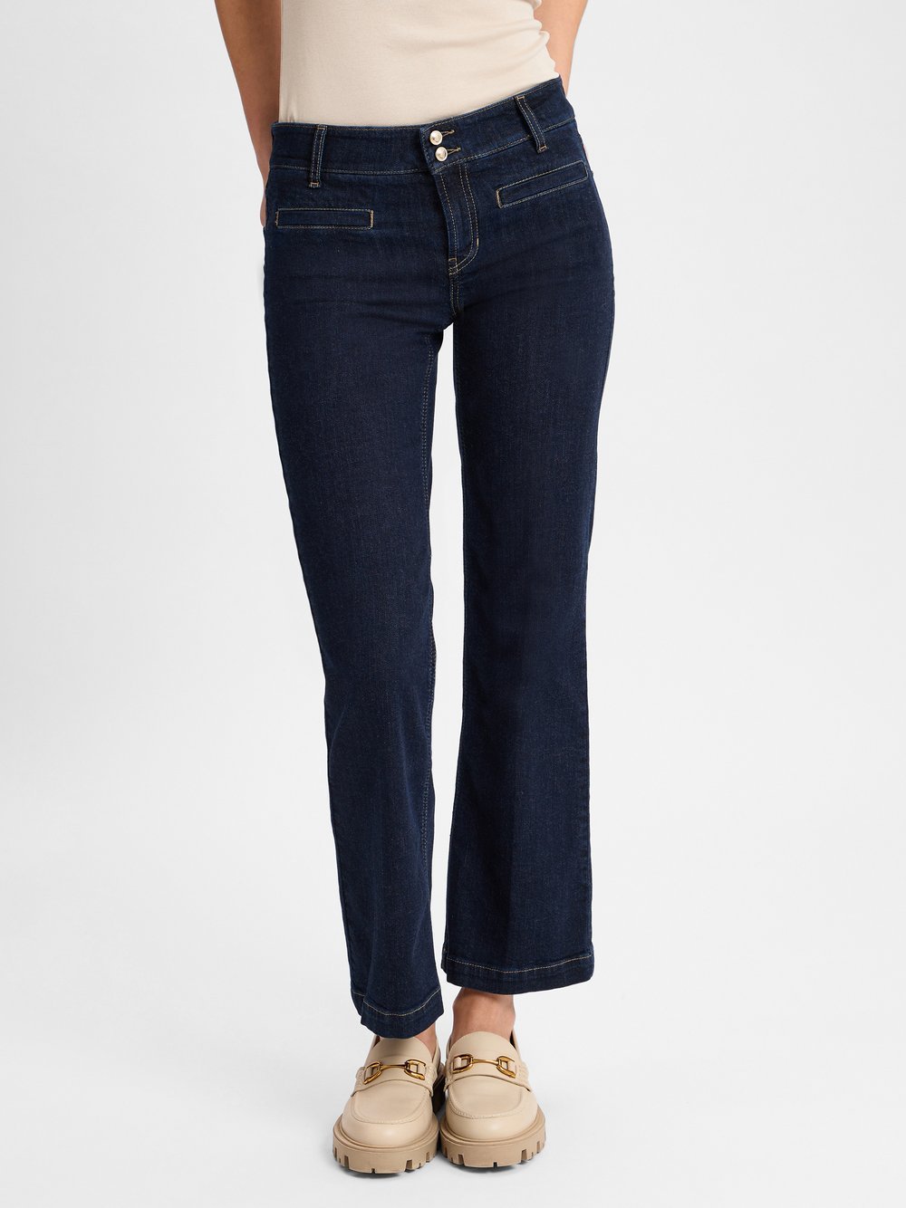 Cambio Jeans Damen Baumwolle blau, 40