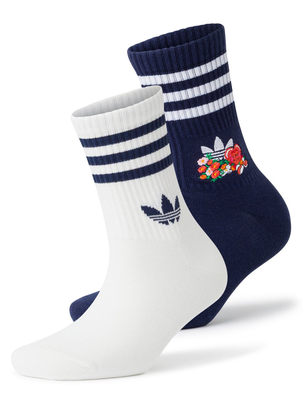 adidas Originals Socken im 2er-Pack Damen Baumwolle mehrfarbig, M