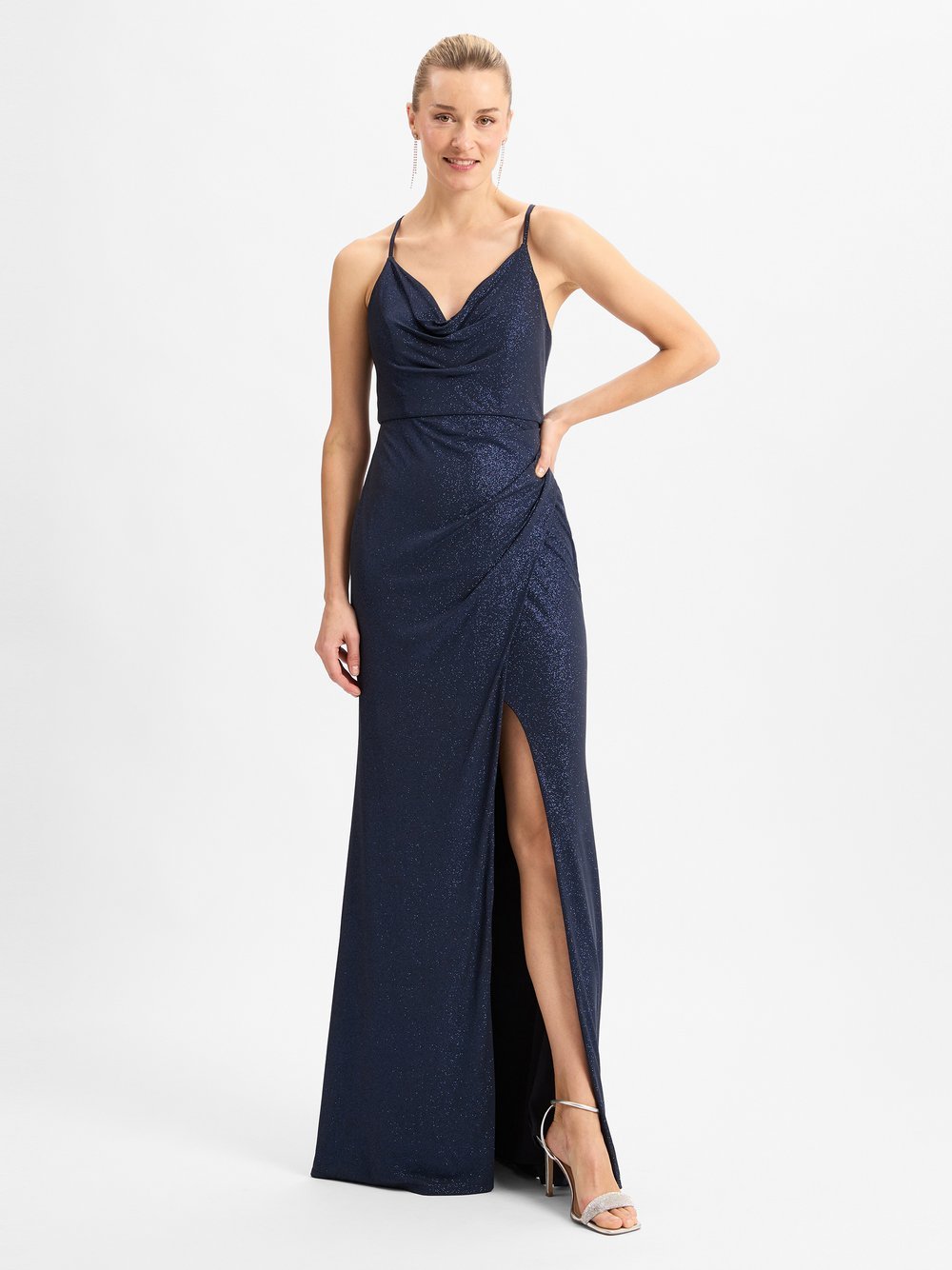 Marie Lund Abendkleid Damen blau, 36