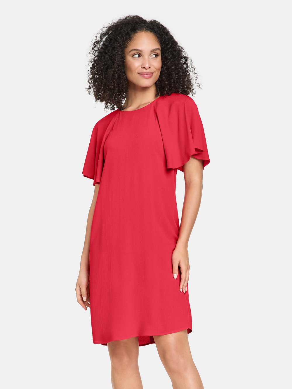 Gerry Weber Shirtkleid Damen Viskose rot, 48