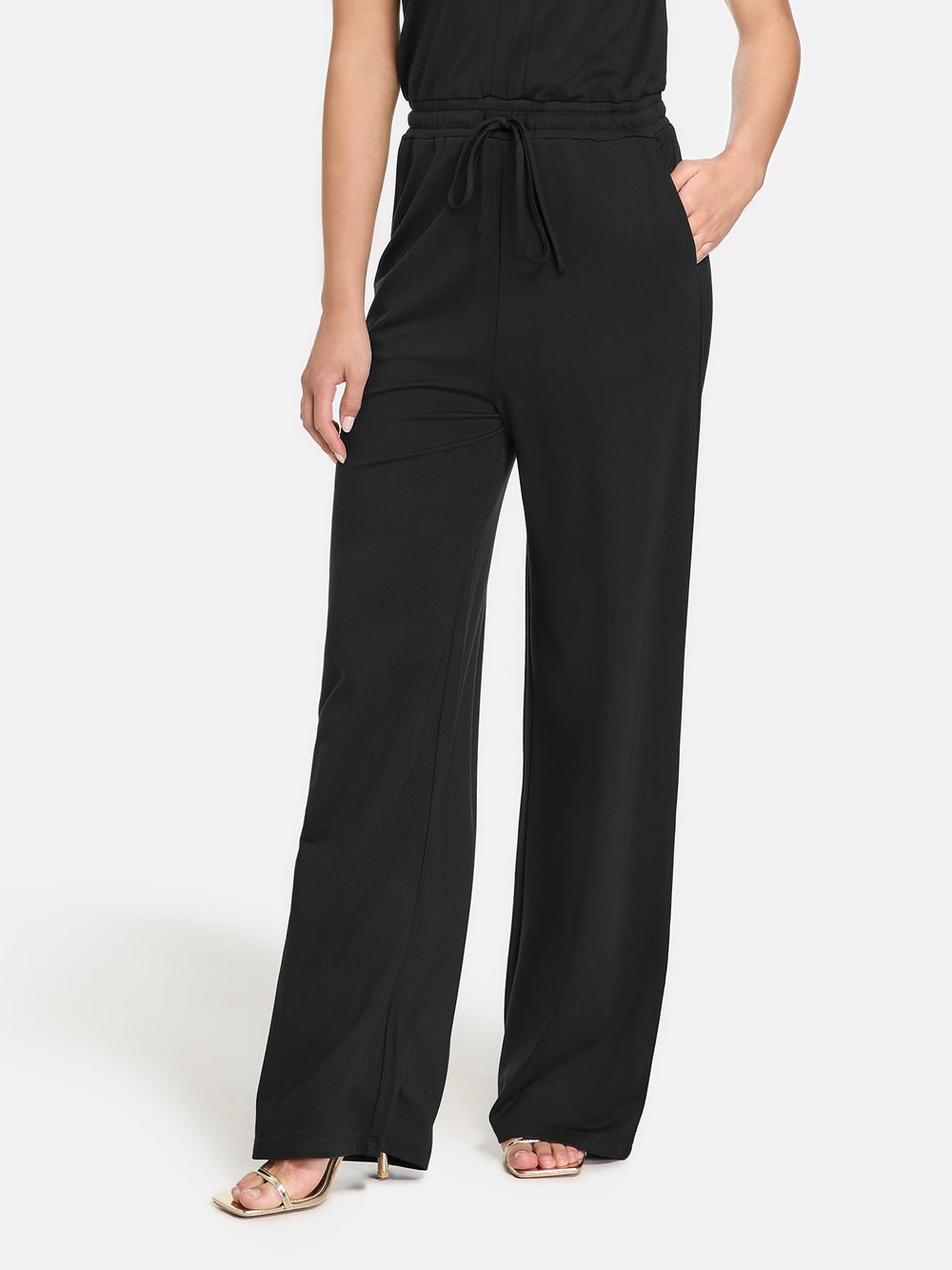 Gerry Weber Jumpsuit Damen Viskose schwarz, 40