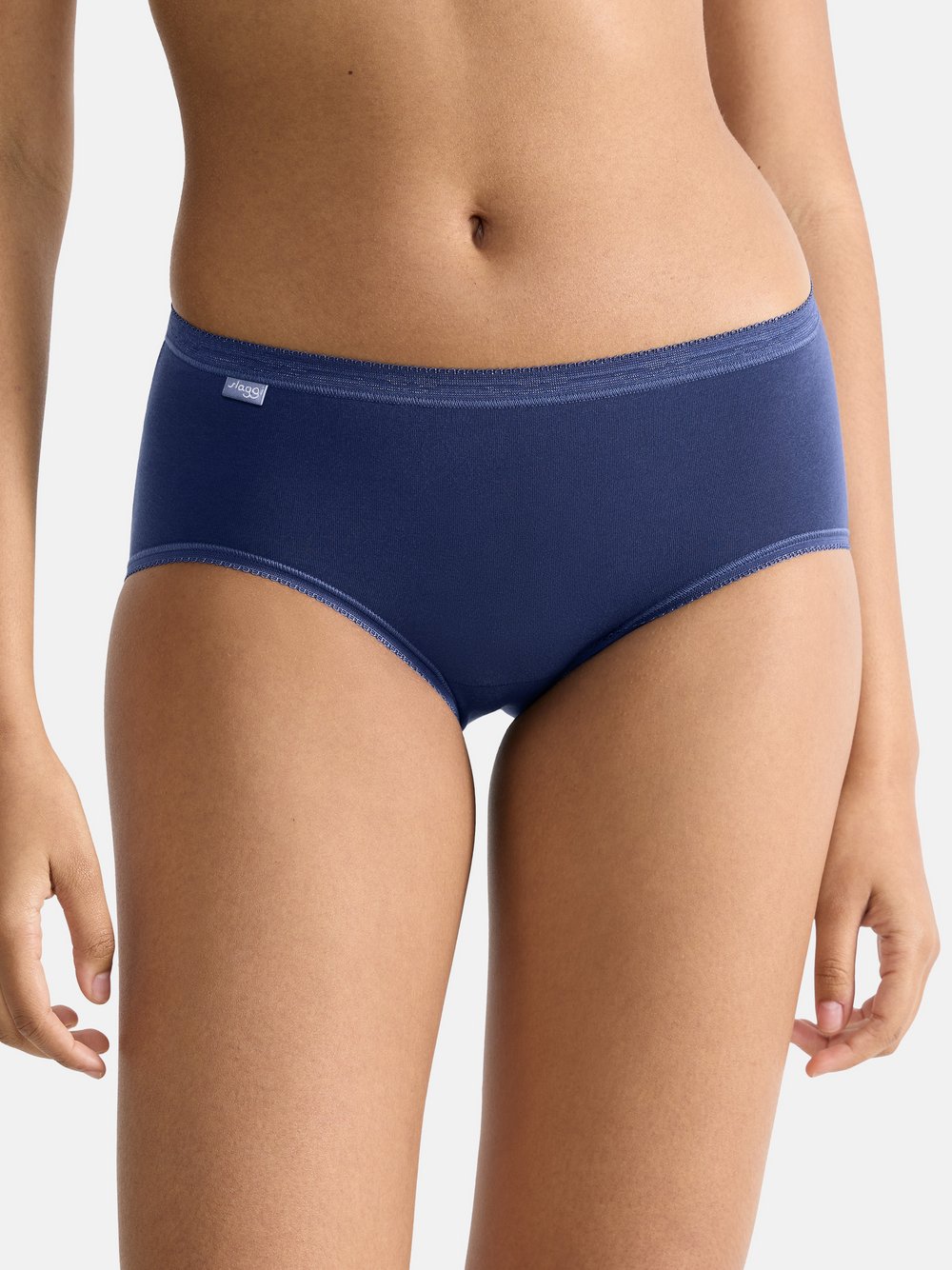 Thumbnail - sloggi Midi Slip Damen Baumwolle blau, 36