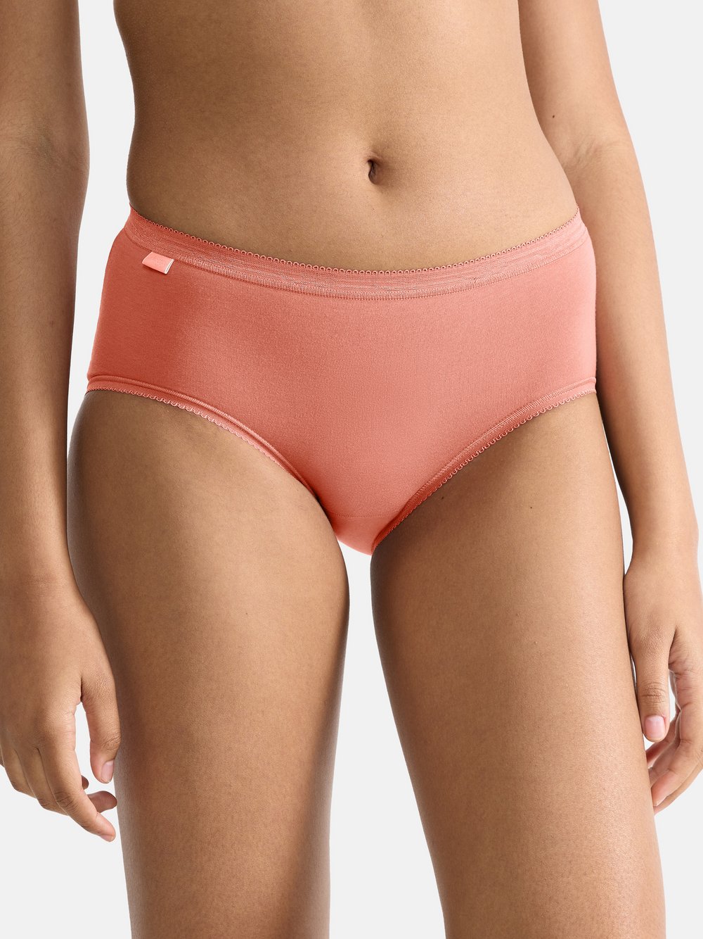 Thumbnail - sloggi Midi Slip Damen Baumwolle orange, 44