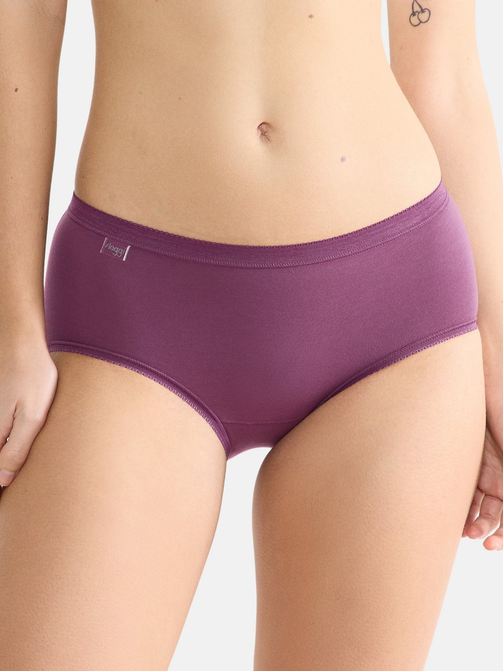 Thumbnail - sloggi Midi Slip Damen Baumwolle rosa, 44