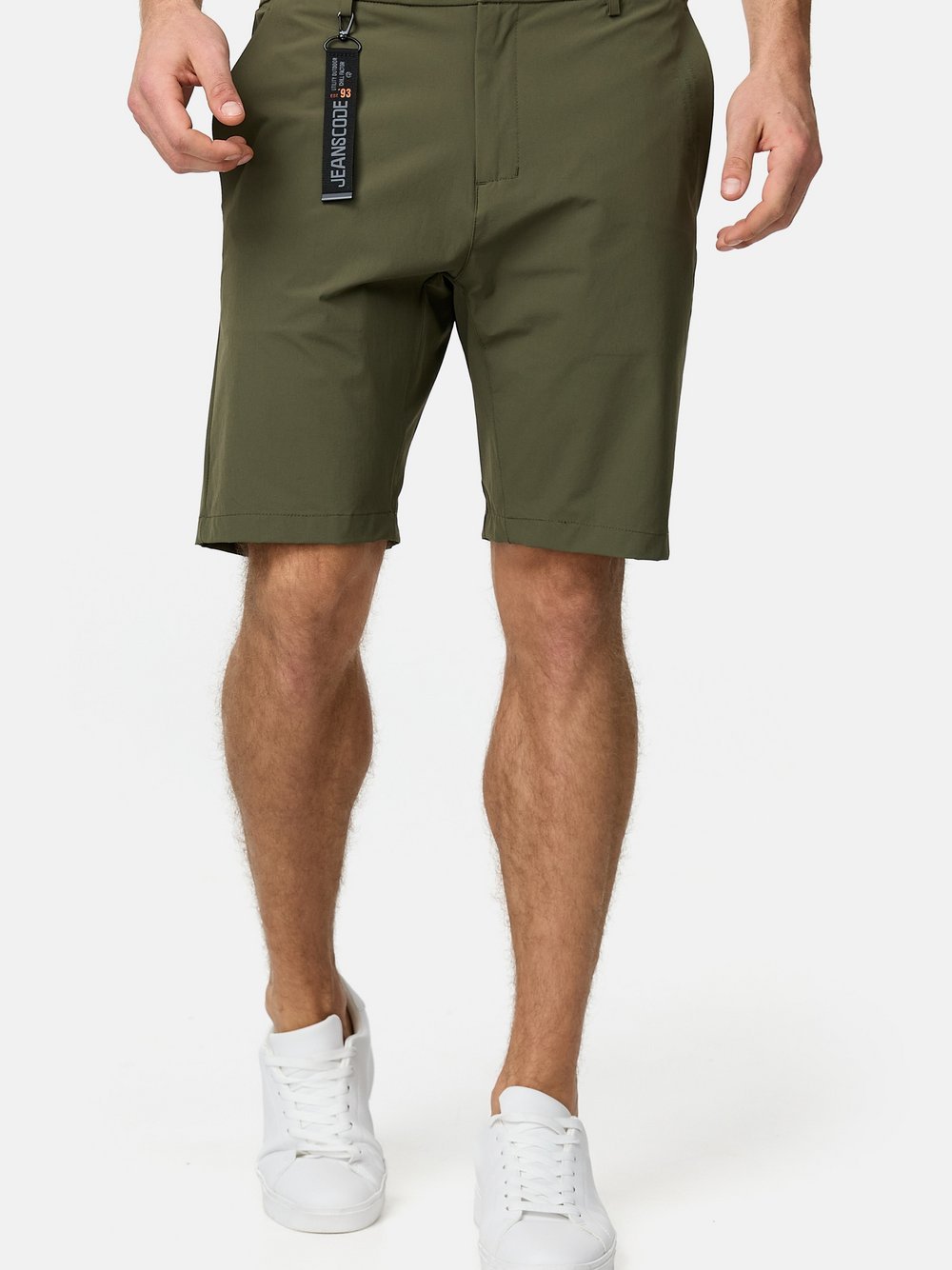 Indicode Shorts Chino Herren Polyamid grün, M