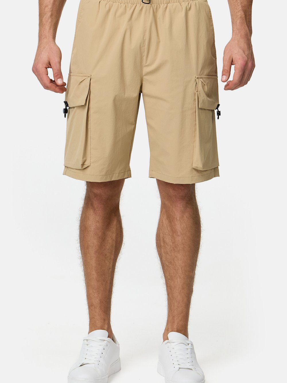 Indicode Shorts Cargo Herren Polyamid beige, M