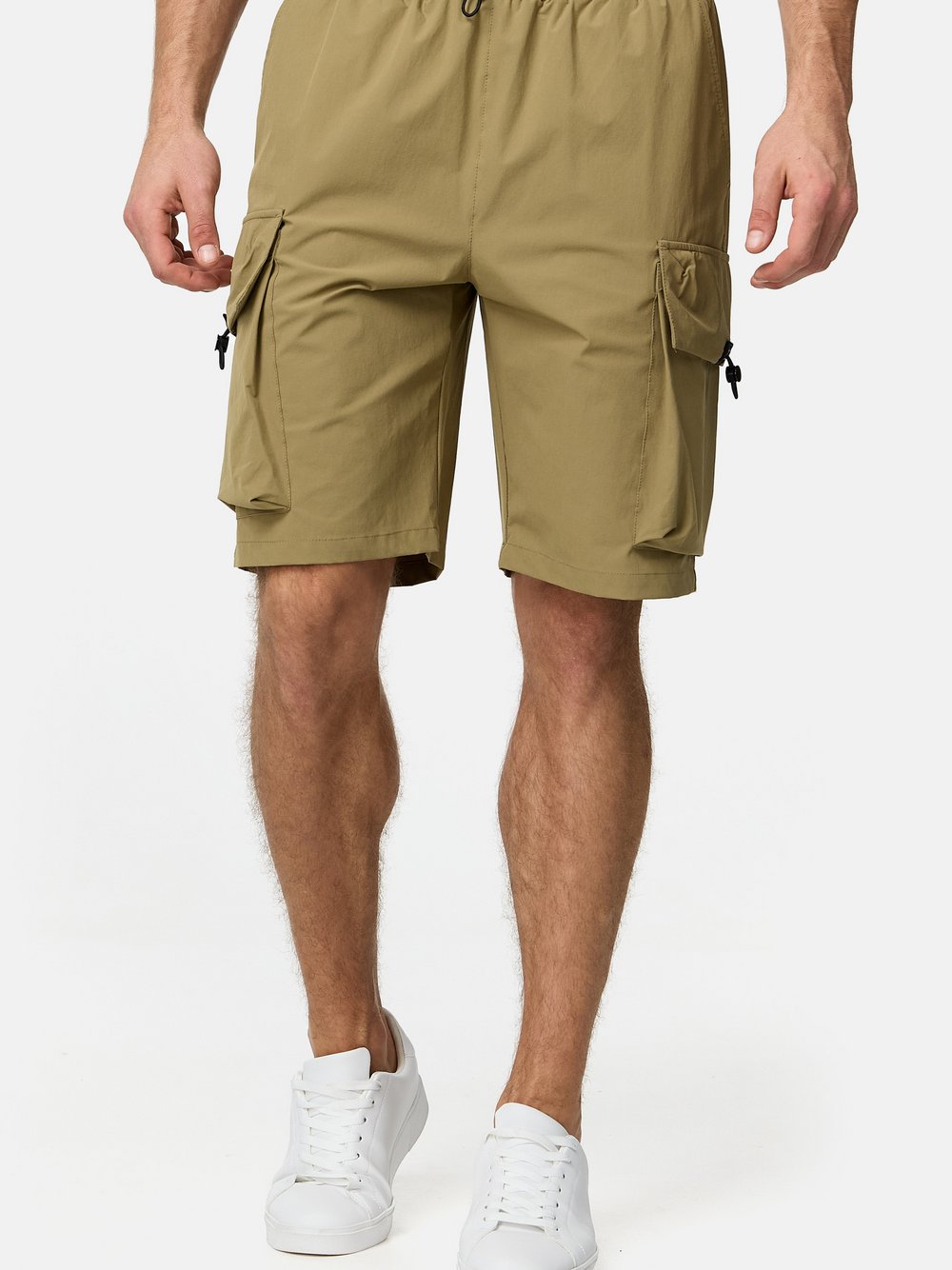 Indicode Shorts Cargo Herren Polyamid braun, L