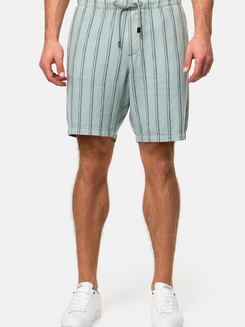 Indicode Shorts Leinen Herren Viskose grün, XXL