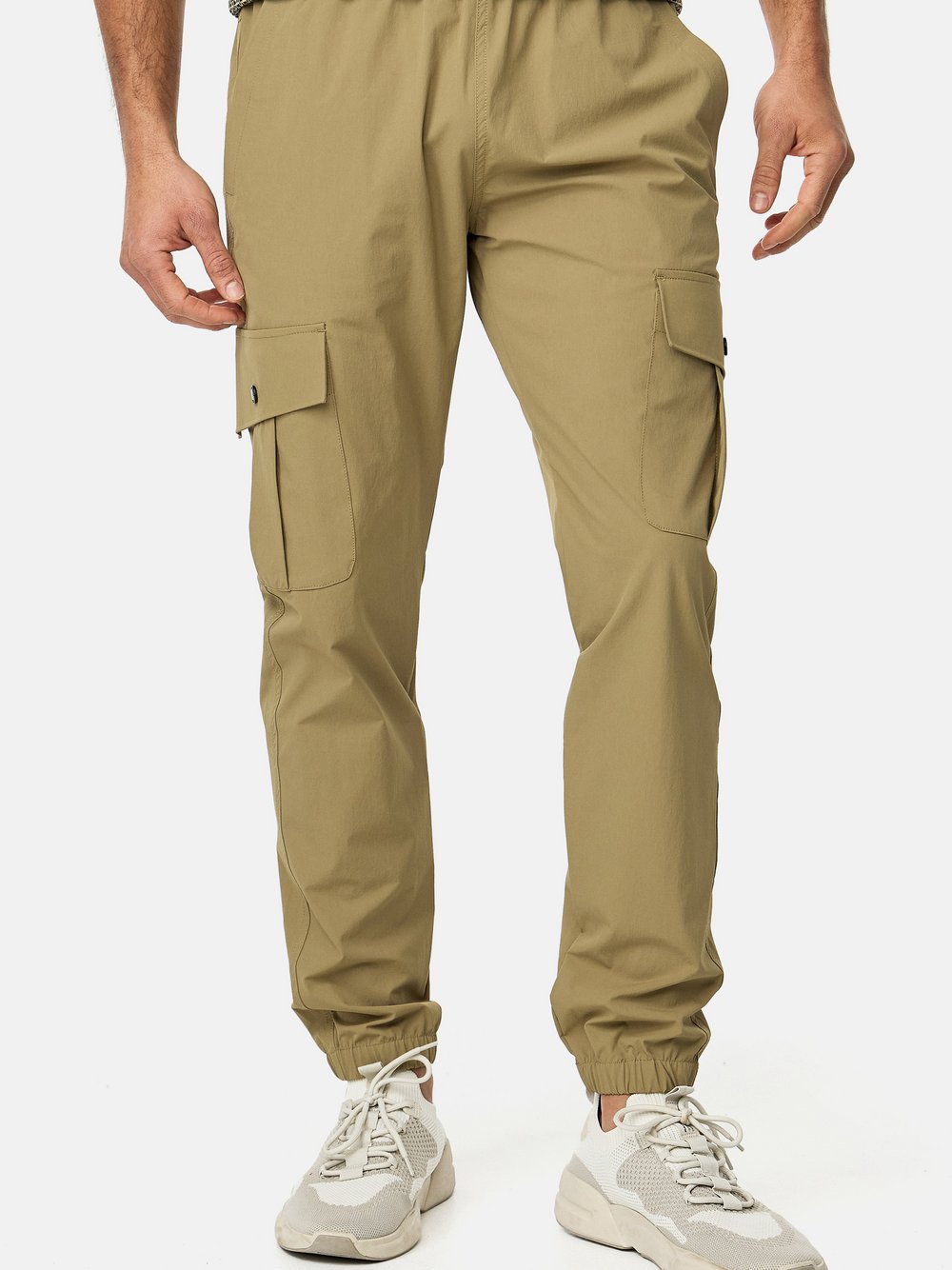 Indicode Cargohose Herren Polyamid beige, L