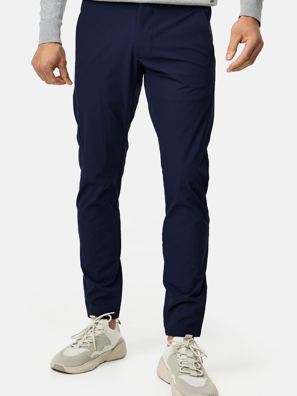 Indicode Chinohose Herren Polyamid blau, M