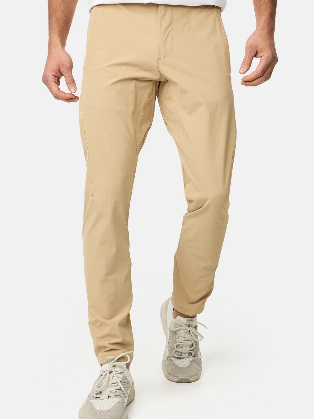 Indicode Chinohose Herren Polyamid beige, M