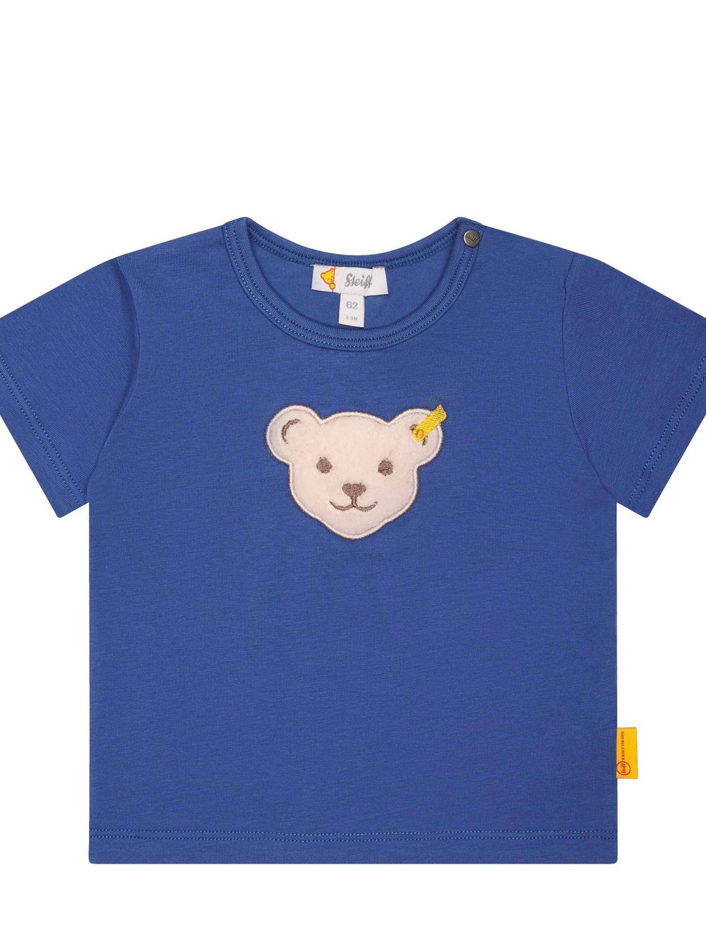 Steiff T-Shirt  Jungen Baumwolle blau bedruckt, 62