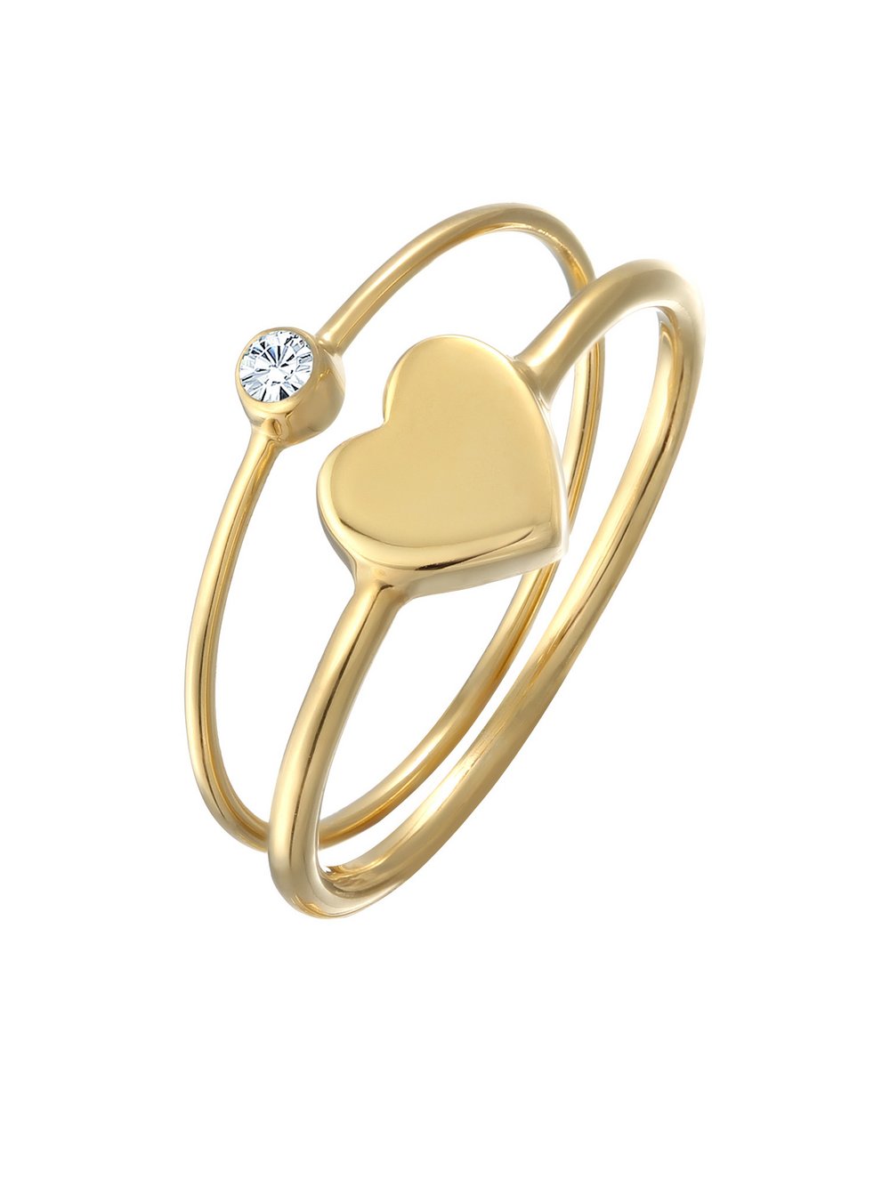 Elli Ring Damen Sterlingsilber gold, 58