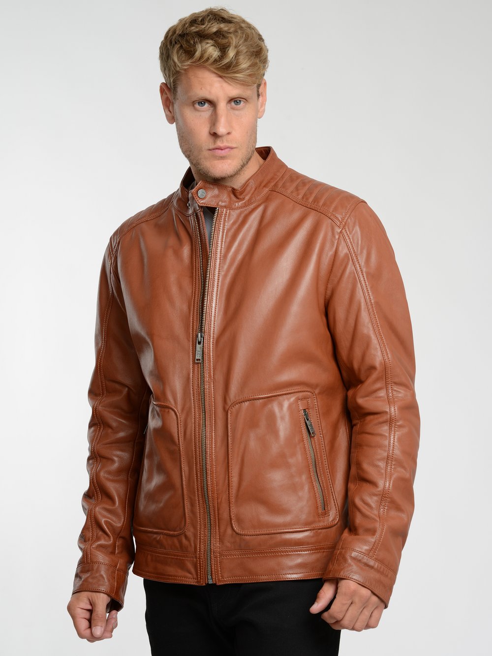 JCC Lederjacke Herren braun, 58