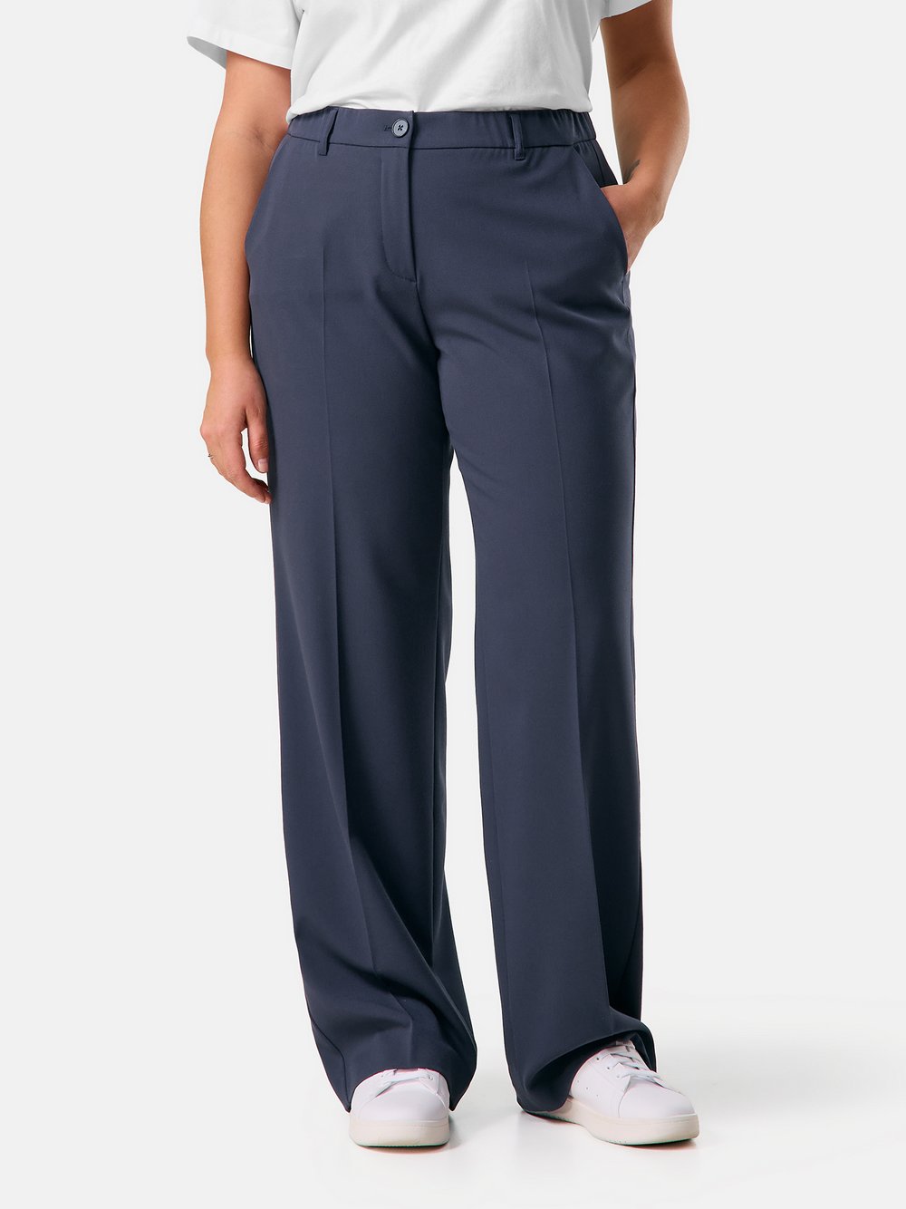 Samoon Weite Hose Damen blau, 52