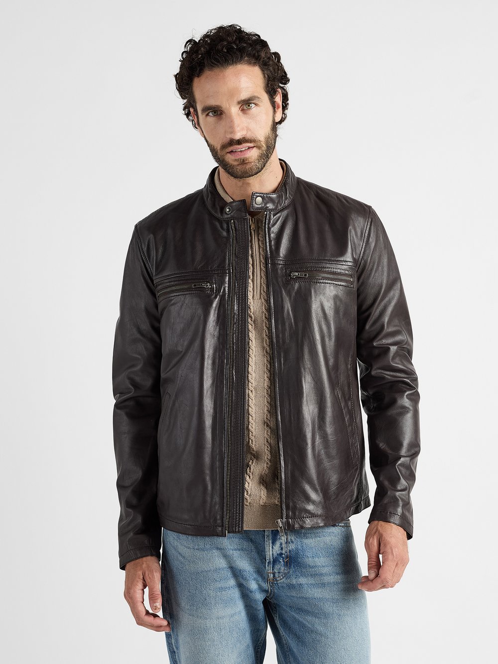 JCC Lederjacke Herren braun, 54