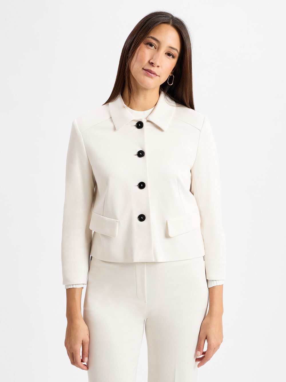 Marc Cain Baukasten-Sweatblazer Damen Viskose beige, 44