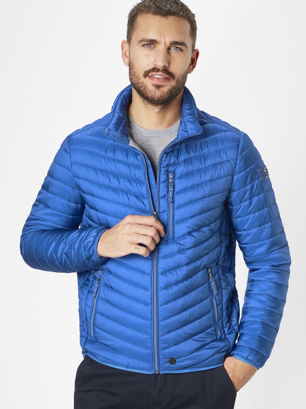 Redpoint Steppjacke Herren Polyamid blau, 5XL