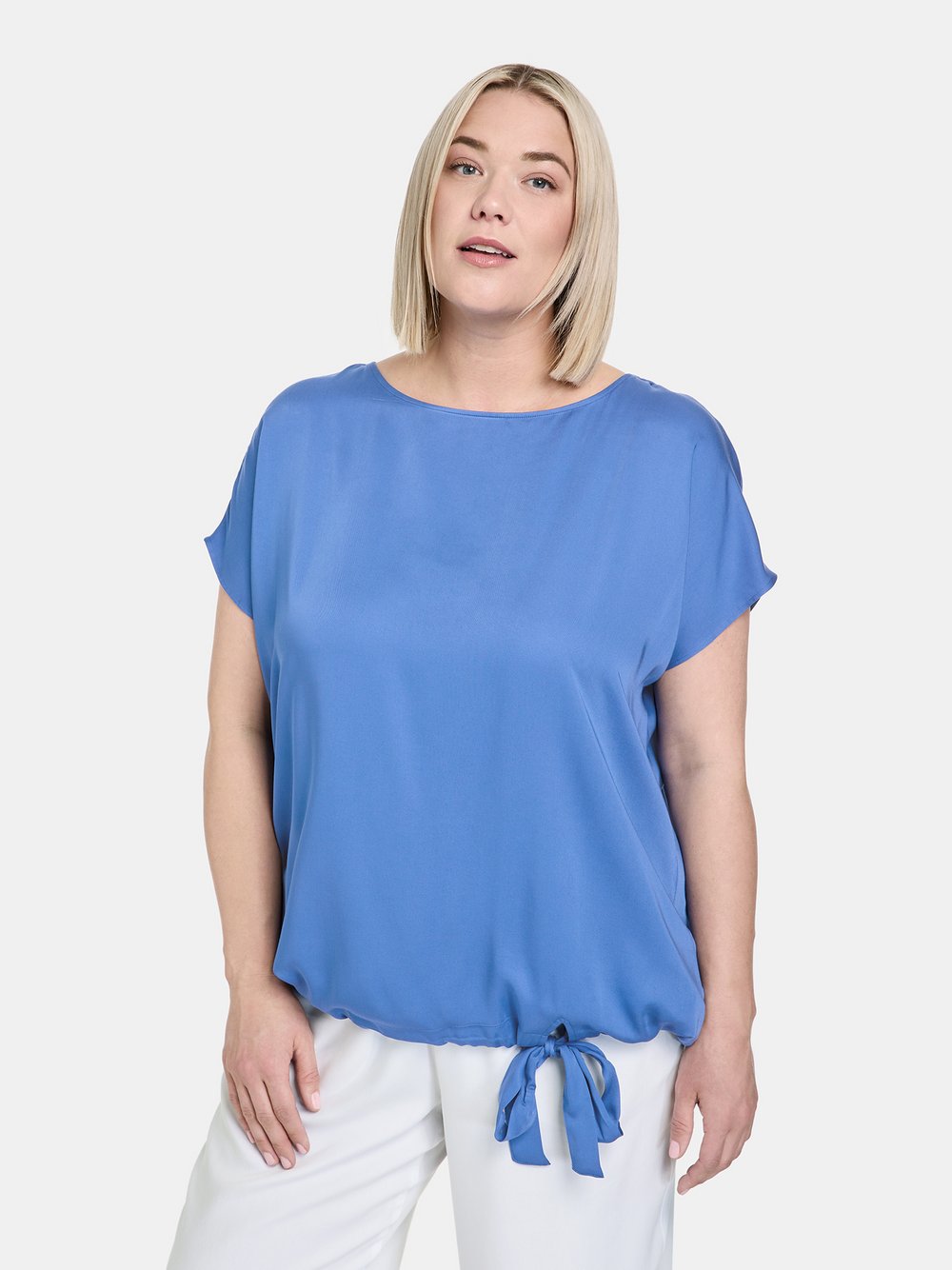 Samoon Blusenshirt Damen Viskose blau, 50