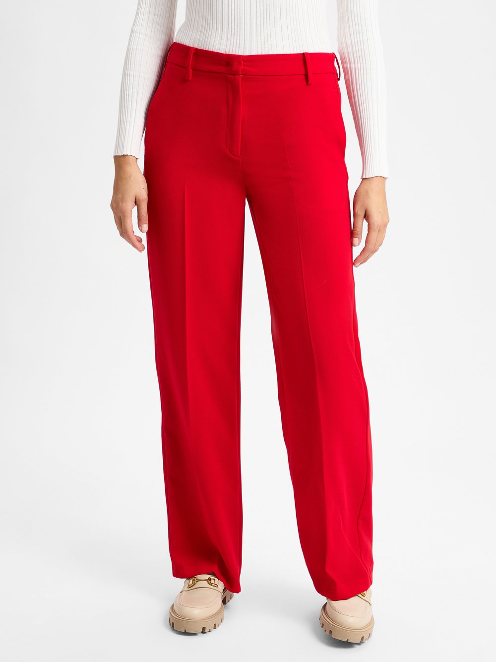 MAC Stoffhose Damen rot, 38-32