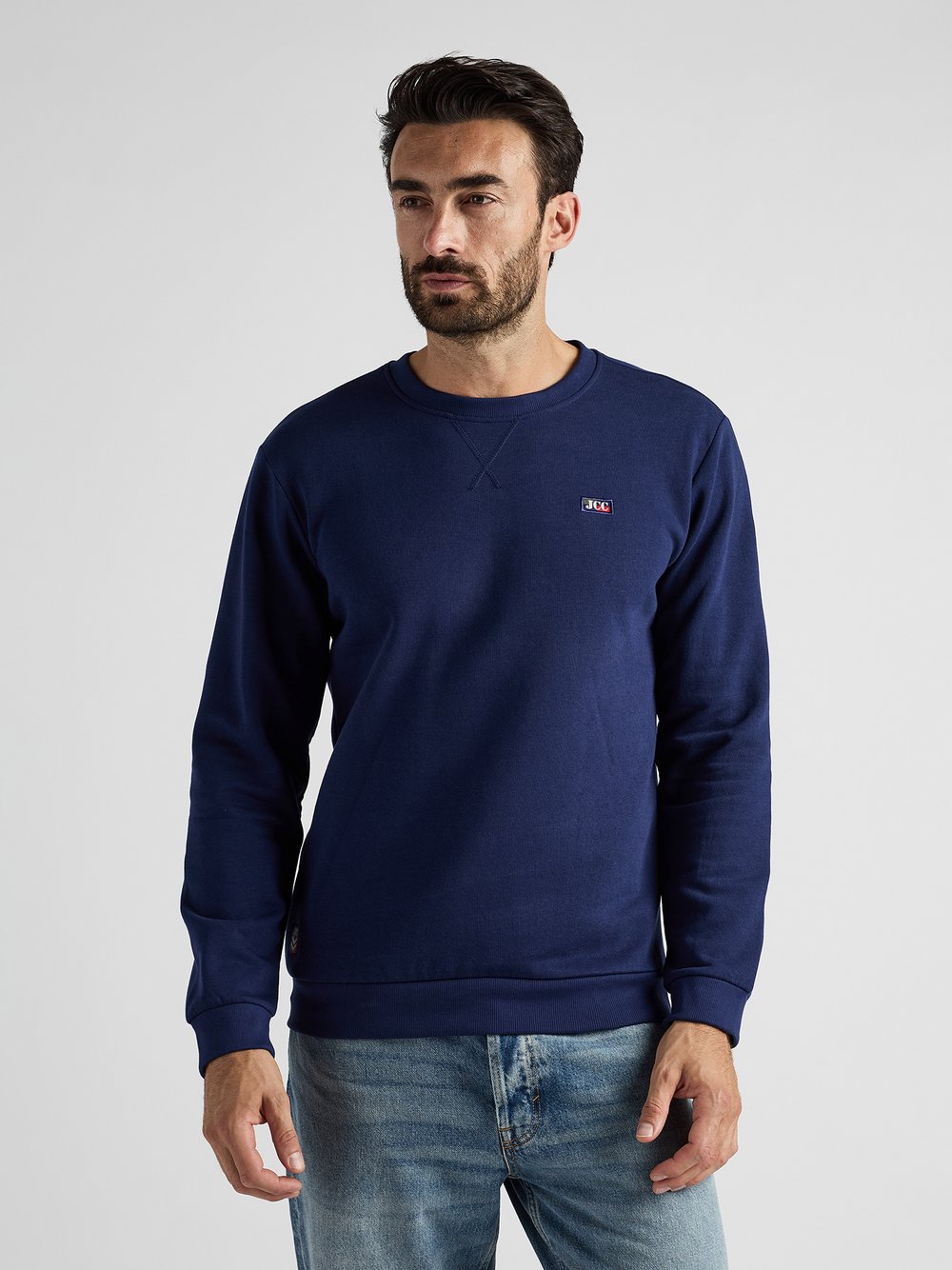 JCC Sweatshirt Herren Baumwolle blau, XXXXL