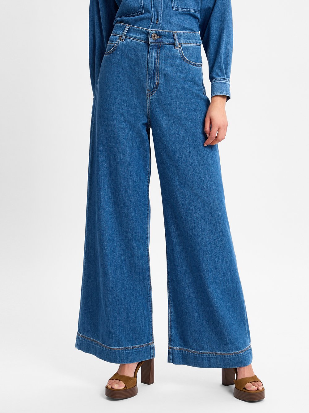 Weekend Max Mara Jeans Damen Baumwolle blau, 38