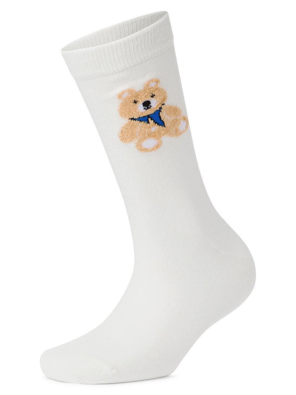 Marie Lund Socken Damen Baumwolle beige gemustert, ONE SIZE