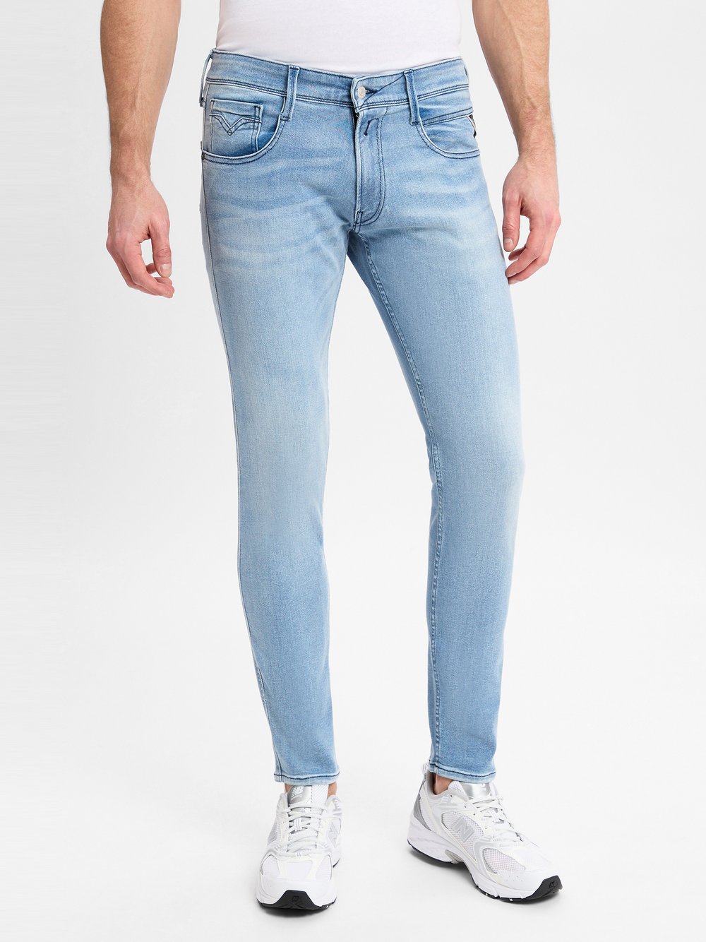 Replay Jeans Slim Fit Herren Baumwolle blau, 36-30