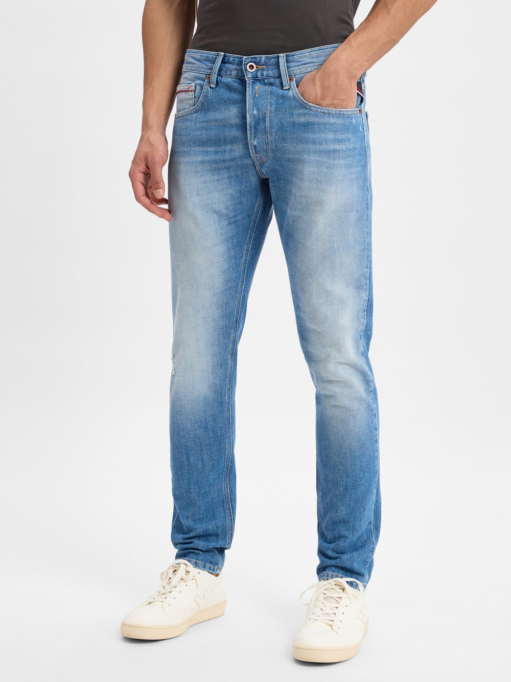 Replay Jeans Slim Fit Herren Baumwolle blau, 32-32