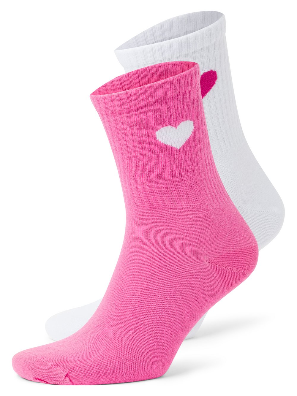 Opus Socken im 2er-Pack Damen Baumwolle pink, 36-38