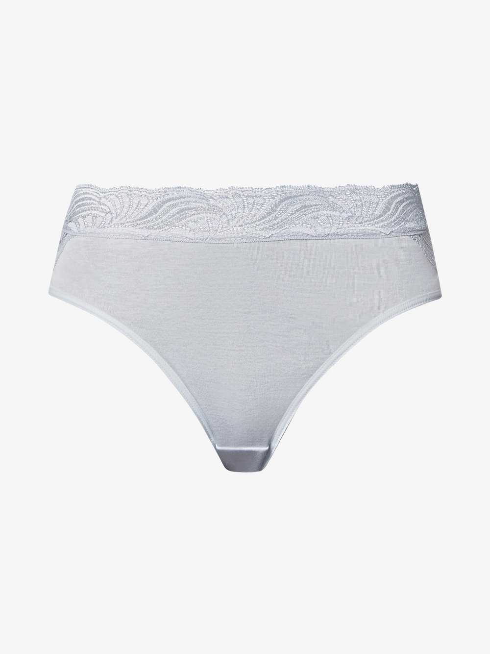 VAN GRAAF Hanro Damen Hellblau Midislip Baumwolle Blau, Mittel