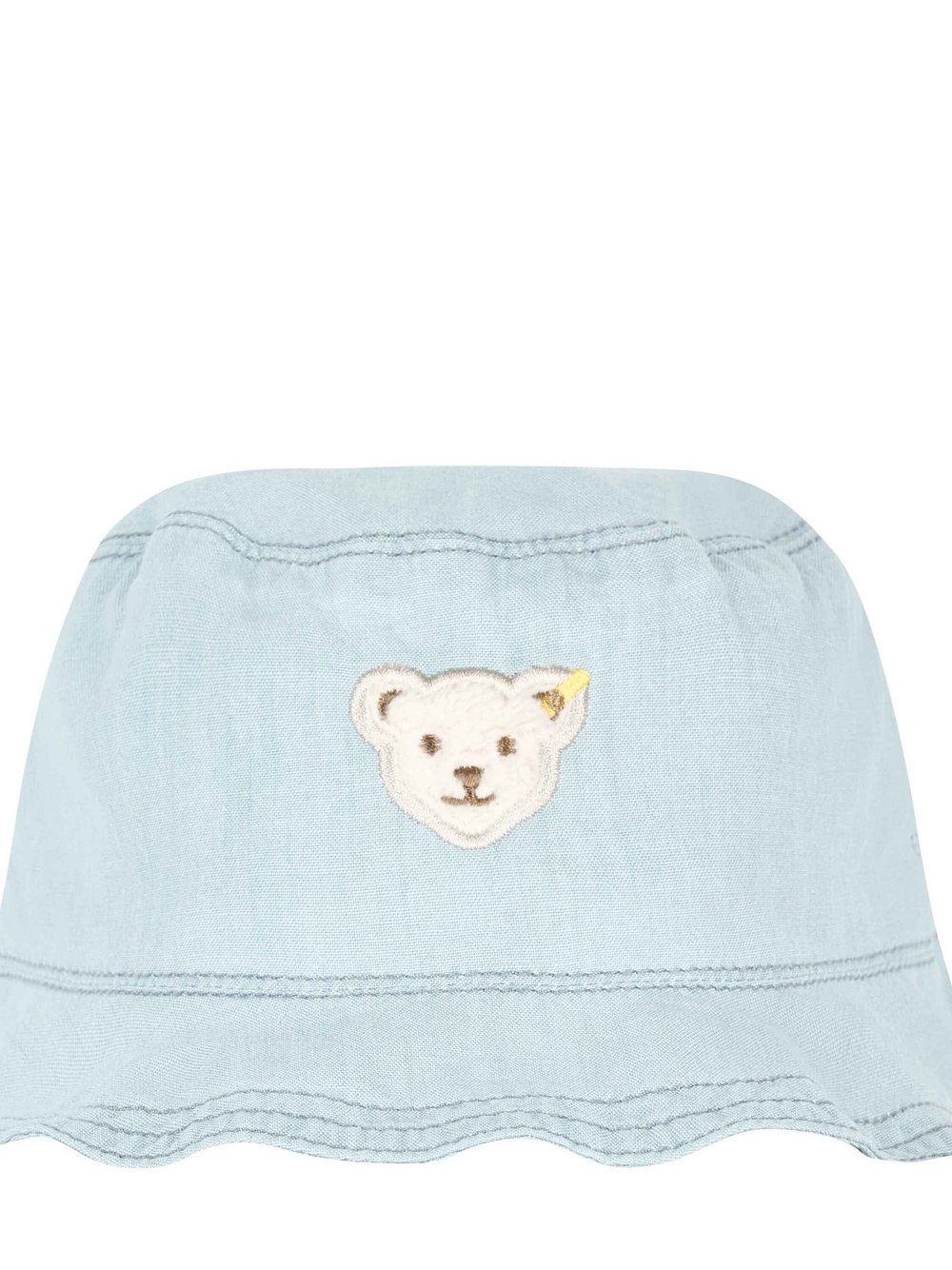 Steiff Hut Baby Baumwolle blau, 51