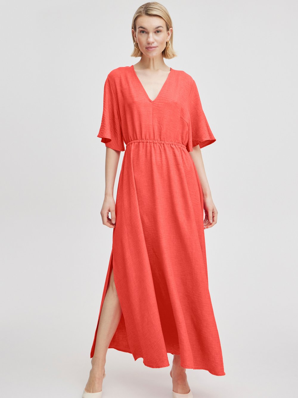 B.Young Kleid Damen rot, 34