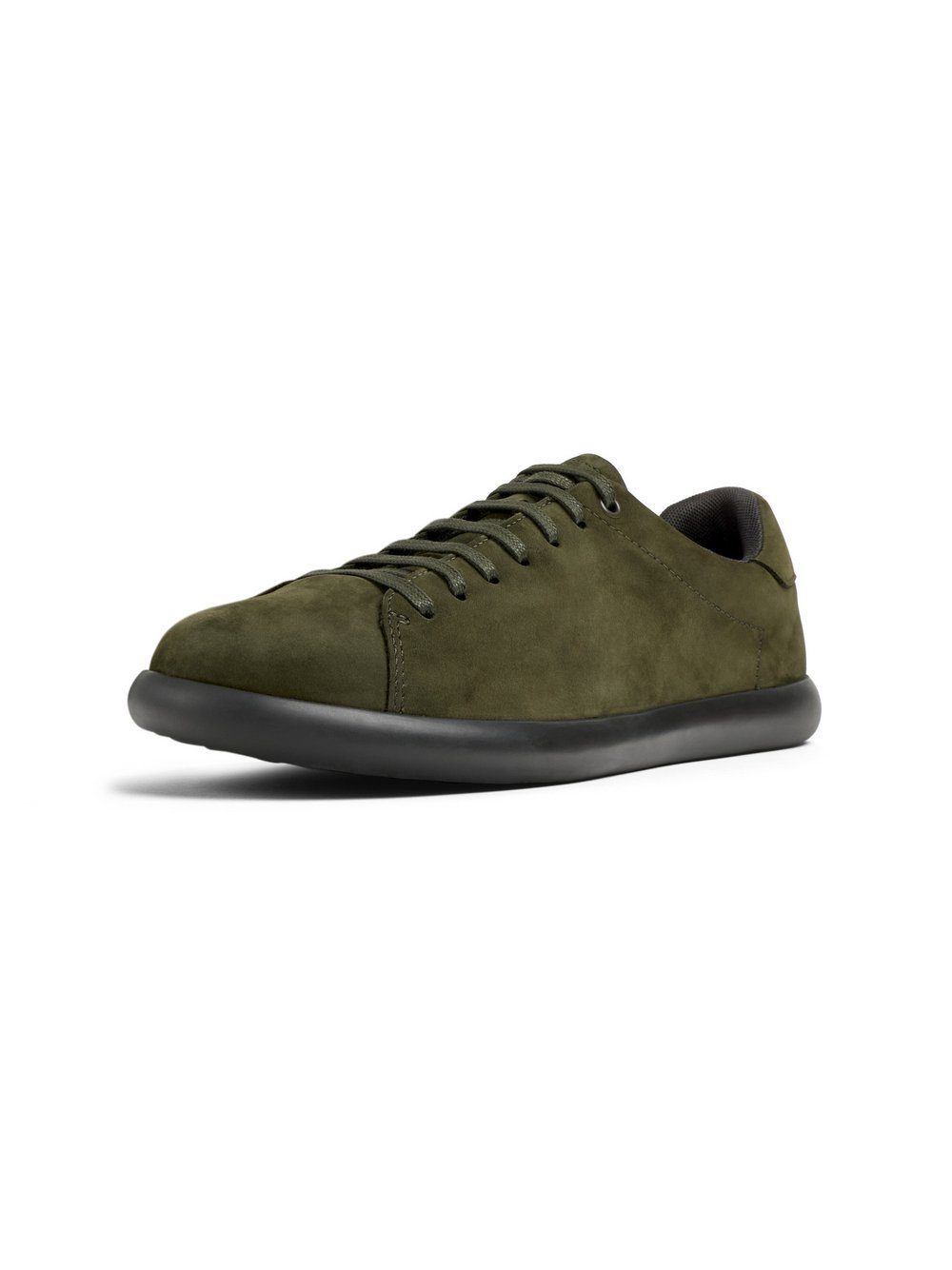 Camper Schnürschuhe Herren Leder grün, 45