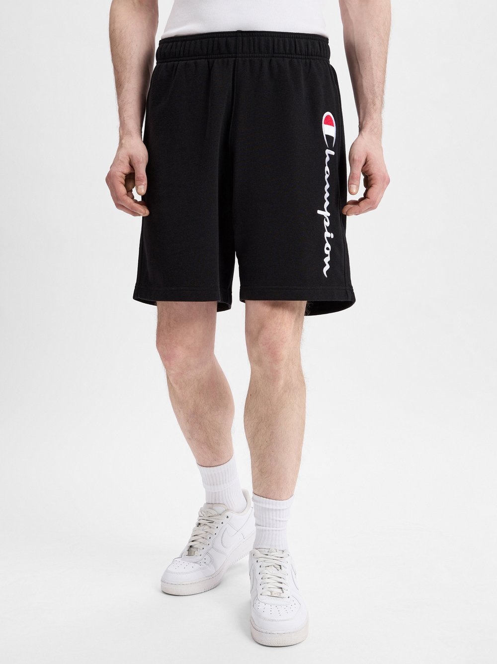 Thumbnail - Champion Sweat-Shorts Herren Baumwolle schwarz, XL