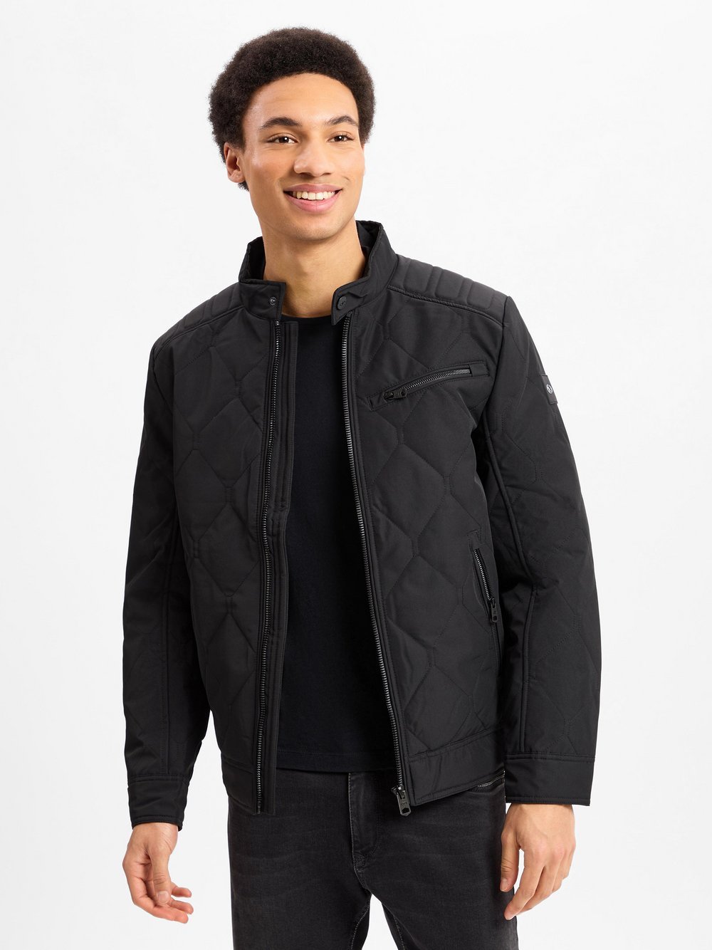 Tom Tailor Steppjacke Herren schwarz, XXL