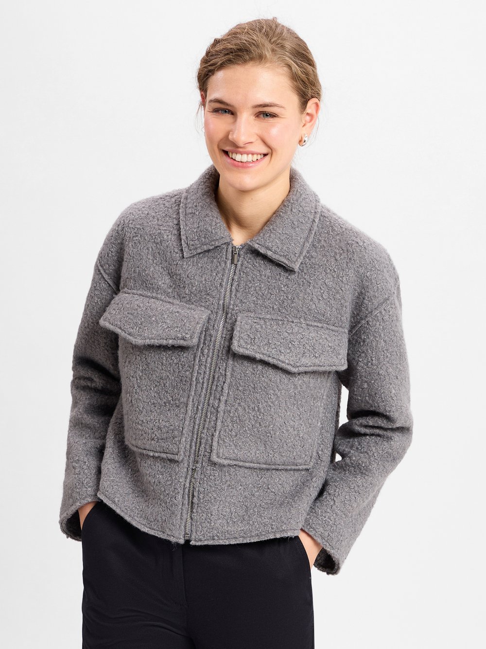 Vila Jacke Damen grau, 34