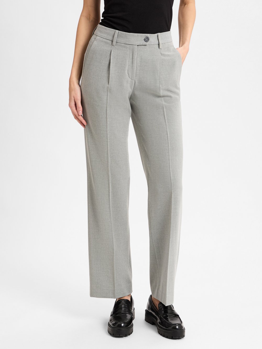 Opus Stoffhose Damen grau, 34