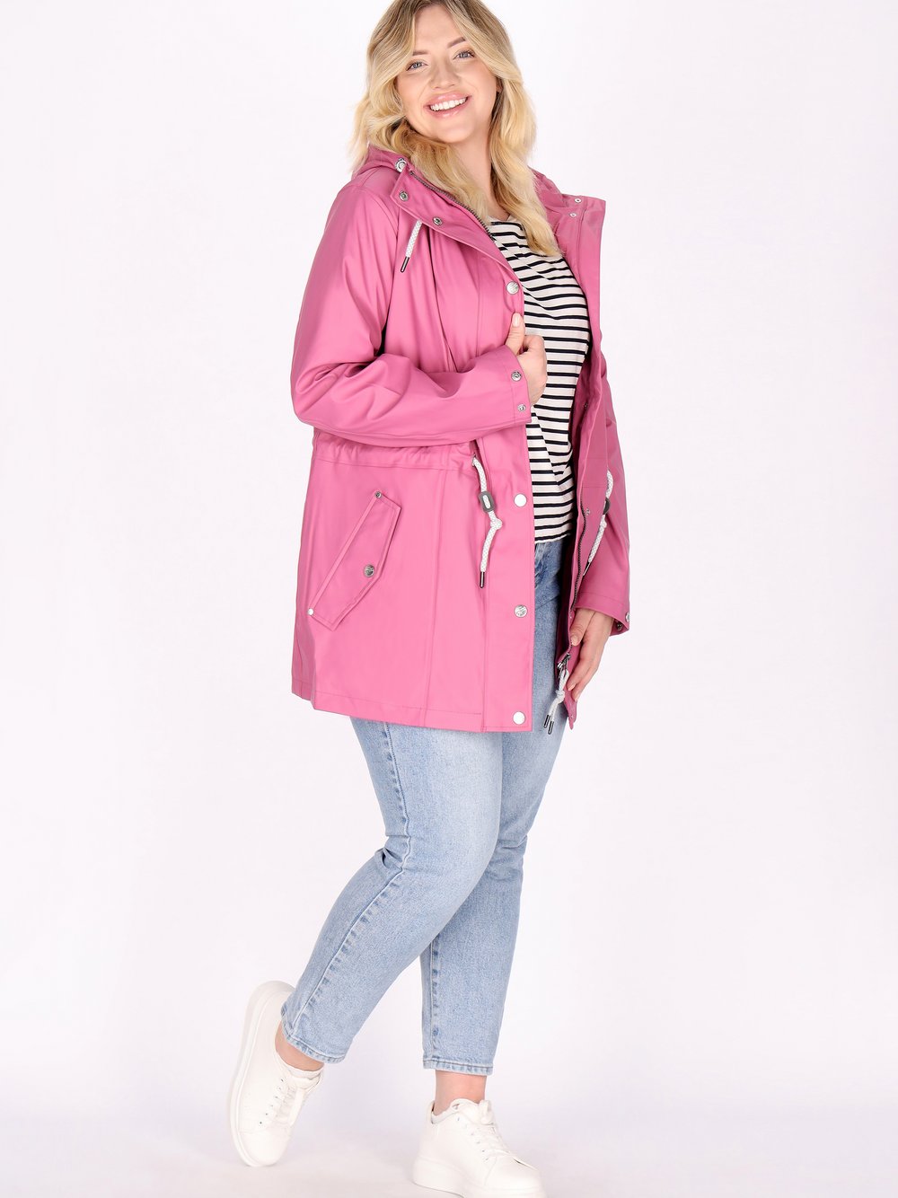 Schmuddelwedda Regenmantel Damen pink, 54-56