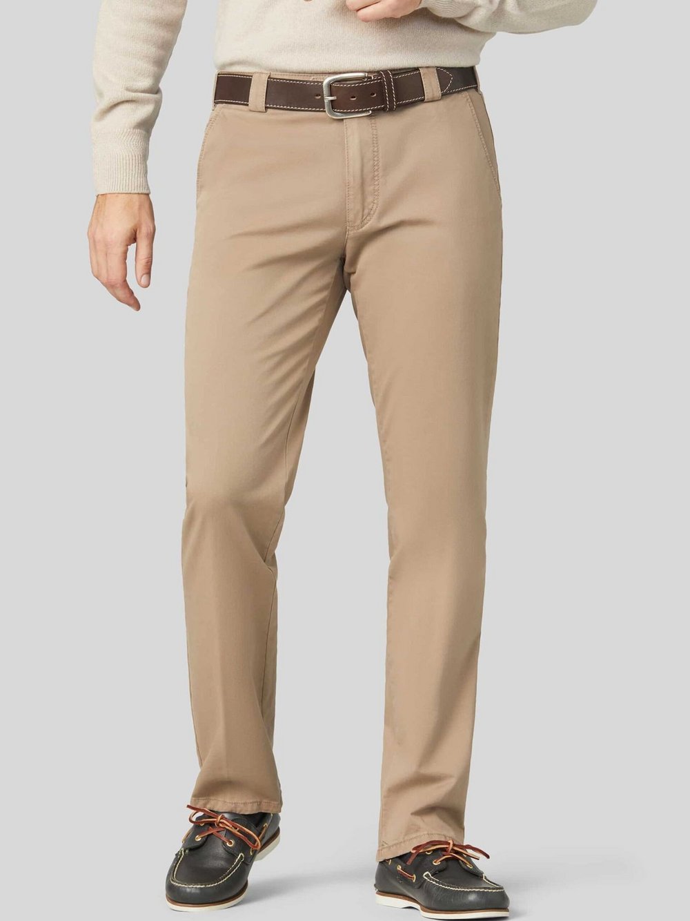 MEYER Chinohose Herren Baumwolle beige, 50-32