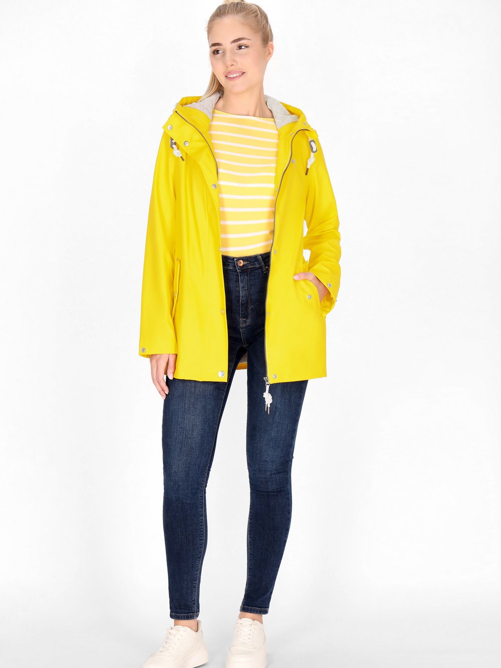 Schmuddelwedda Regenjacke Damen gelb, XXL