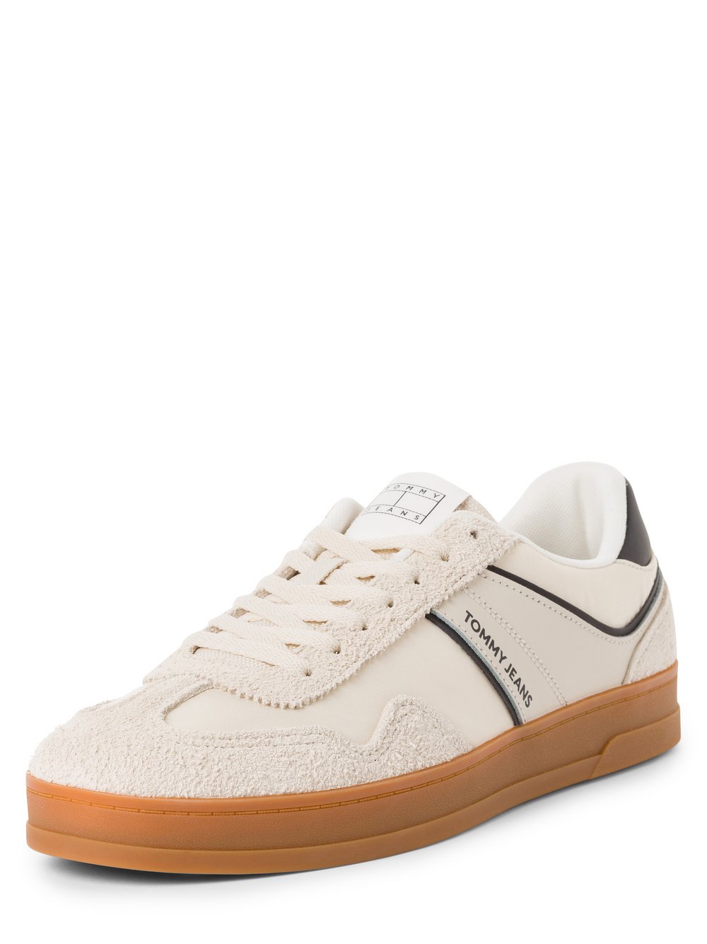 Tommy Jeans Sneaker mit Lederanteil Herren beige gemustert, 45