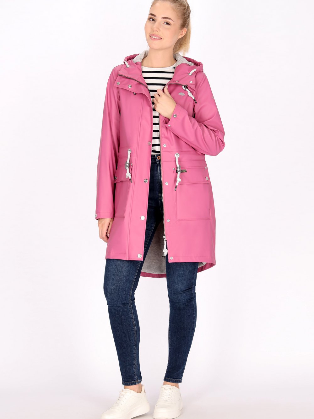 Schmuddelwedda Regenmantel Damen pink, XXL