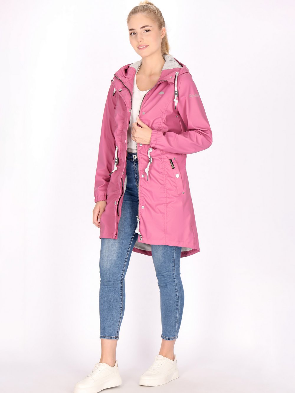 Schmuddelwedda Regenmantel Damen pink, XL