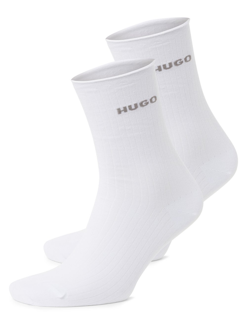 Thumbnail - HUGO Socken Damen Baumwolle weiß, 35-38