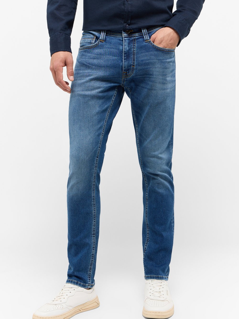 Mustang Jeans Herren Bambus blau, 35-36