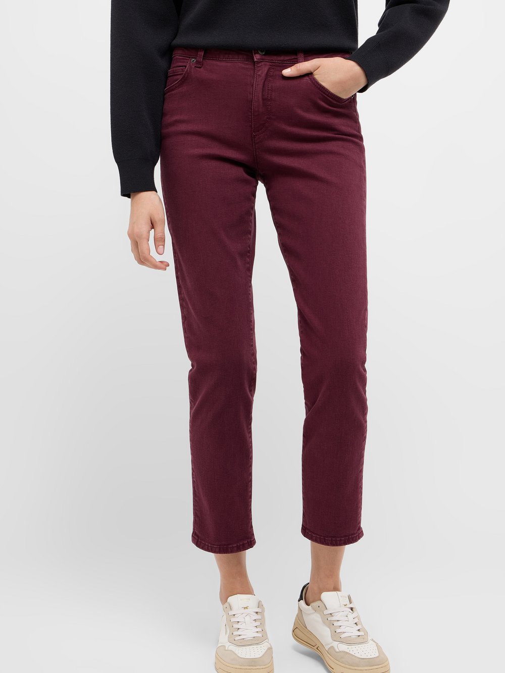 Mustang Jeans Damen Baumwolle rot, 32-30
