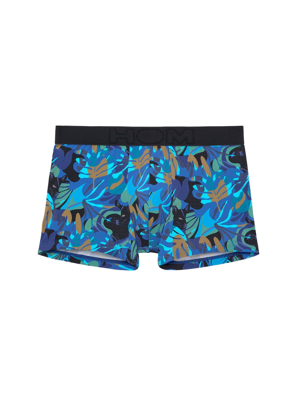 HOM Retro Boxer  Herren blau gemustert, XL