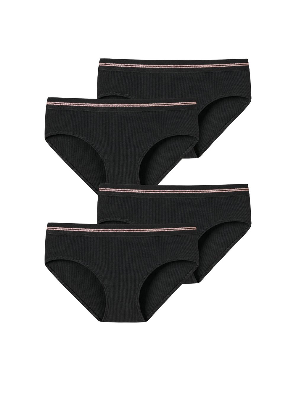 Schiesser Panty  Mädchen Jersey schwarz, 164