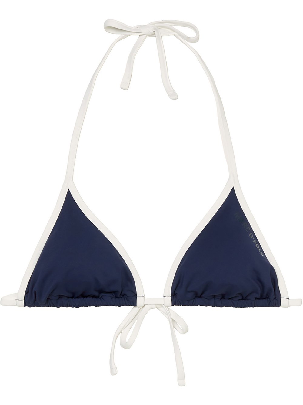 Marc O'Polo Triangel-Bikini-Top  Damen blau, L